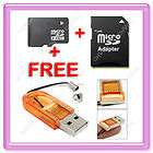 MicroSD 4GB Memory Card + Free Micro SD Reader Adapter