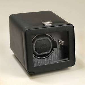 WOLF DESIGNS 2.5 Single Watch Winder Rotator Box Case  