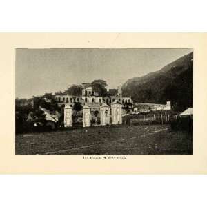  1901 Halftone Print Palace of Sans Souci Haiti Island King 