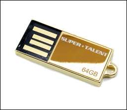 Super Talent 64GB USB Memory Stick / Flash Drive Water resistant & UP 