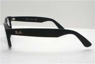 Ray Ban 5184 2000 52 Large New Wayfarer Black Eyeglass Frame New 100% 