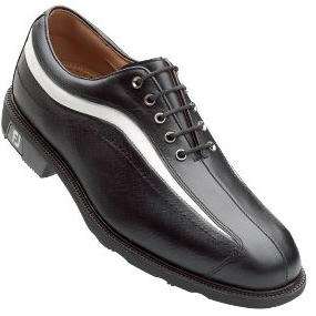 Footjoy Icon #52354 Mens Golf Shoes Manufacturer Closeout Black/White 