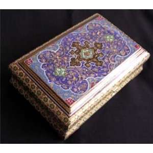  Persian Decorative / Jewelry Box Lined with Khatam Inlay 