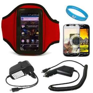  Workout Armband with Adjustable Velcro Strap for HTC T Mobile My 