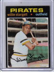 1971 WILLIE STARGELL TOPPS CARD #230 PITTSBURGH PIRATES  