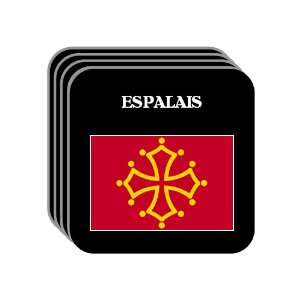  Midi Pyrenees   ESPALAIS Set of 4 Mini Mousepad Coasters 