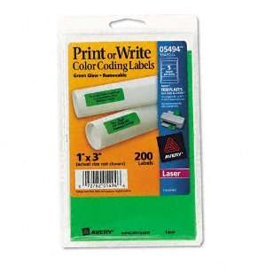  Green, 200/Pack   Sold As 1 Pack   Ideal for document and inventory 