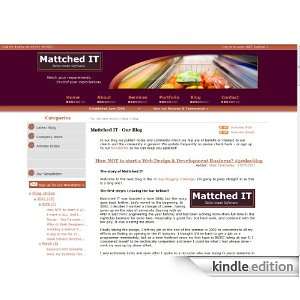  The Mattched IT Blog Kindle Store Mattched IT Ltd