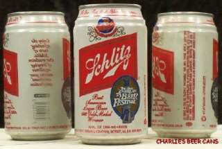 SCHLITZ BEER A/A CAN 1992 AMERICAN BEER FESTIVAL 586  