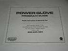 NES Nintendo Power Glove Program Guide