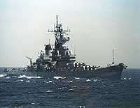 USS NEW JERSEY NAVY COFFEE POT & SHIP NEWSPAPER WW II  