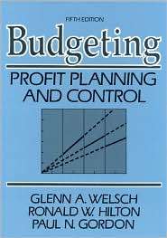   and Control, (0130857548), Glenn A. Welsch, Textbooks   