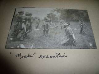 1910s Adirondacks scrapbook (pictures) w mock execution  