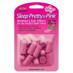 Hearos Sleep Pretty in Pink Ear Plugs for Women (NRR 32) Bulk Pack (14 