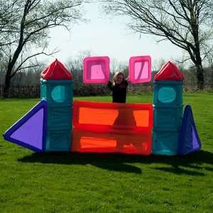   Play House Geometrically Inflatable Building Shapes Educational Toy
