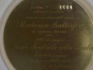 Madama Butterfly Limited Edition plate shadow frame  