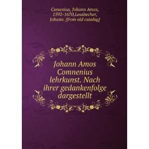   Amos, 1592 1670,Leutbecher, Johann. [from old catalog] Comenius Books