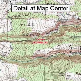USGS Topographic Quadrangle Map   Lahaina, Hawaii (Folded/Waterproof)
