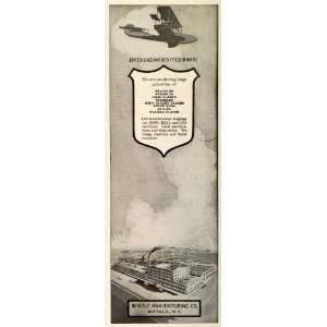  1918 Ad Barcalo Manufacturing Co Wing Socket Plates Aircraft Parts 