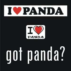  I love Panda and got Panda 3 Sticker pack Arts, Crafts & Sewing