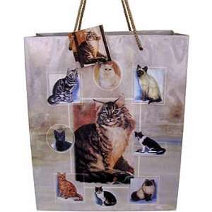  Assorted Cats Gift Bag   Large 
