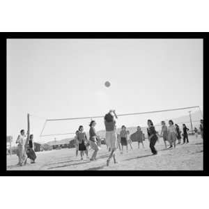  Volley Ball Game 16X24 Canvas Giclee