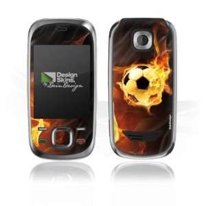  Design Skins for Nokia 7230 Slide   Burning Soccer Design 