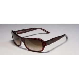 Elle 18899 Striped Burgundy Sunglasses