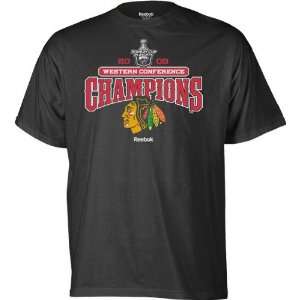 Chicago Blackhawks 2009 Western Conference Champions Conferdential T 