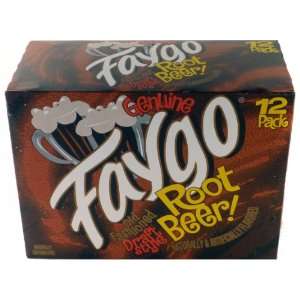 Faygo Old Fashioned Draft Style Root Beer   12 Pack of 12 oz. Cans 