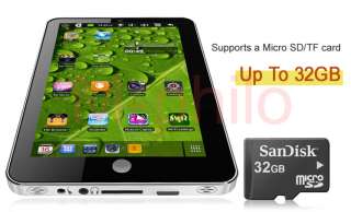   Android 2.2 Touchscreen Tablet PC WiFi +3G with High Sensitive  