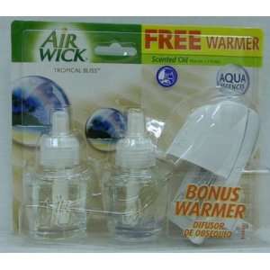  Airwick Tropical Bliss 2 Scented Oil Refills 1.42 Oz W 