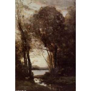  Hand Made Oil Reproduction   Jean Baptiste Corot   32 x 48 