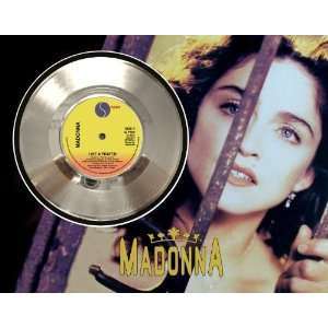  Madonna Like A Prayer Framed Silver Record A3 