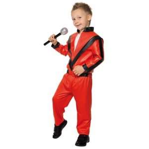  Kids Michael Jackson Thriller Costume Size Medium Toys 