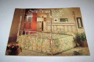 Vintage Catalog #741   SWAN BRASS BEDS catalog  