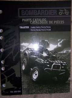 1999 Bombardier ATV Traxter Parts Catalog 7400 7418 g  