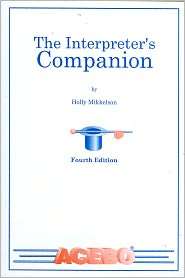 The Interpreters Companion, (1880594226), Holly Mikkelson, Textbooks 