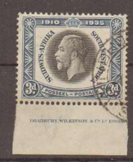 SOUTH WEST AFRICA SG90 1935 SILVER JUBILEE 3d FINE USED  