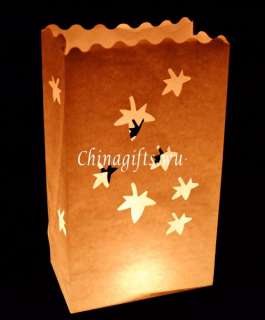 white paper candle lantern bags optional styles&quantites wedding 