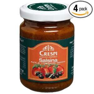Crespi Salsina, 4.59 Ounce Glass Jars (Pack of 4)  Grocery 