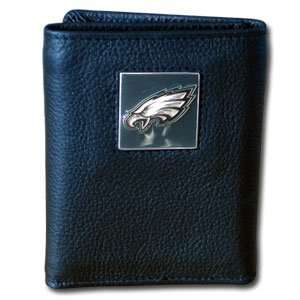 Philadelphia Eagles   NFL Trifold Leather / Nylon Wallet  