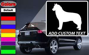 Siberian Husky Dog Wall Car Vinyl Decal Sticker  