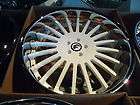 24 FORGIATO OTTO BRUSHED CHROME WHEELS BENTLEY GT AND GTC FLYING SPUR 