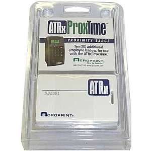   BADGES FOR THE ACROPRINT ATRX PROXTIME TIME CLOCK