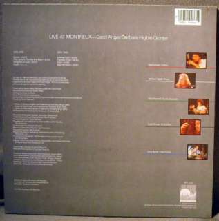 Live At Montreux Darol Anger Barbara Higbie Quartet LP  