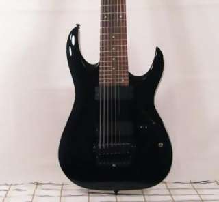 Ibanez RGA8 8 String Electric Guitar Black   Brand New  