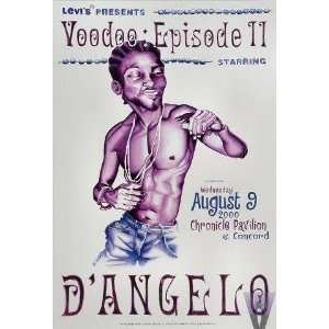  DAngelo Fillmore 2000 Concert Poster