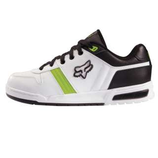 Fox Racing Addition Skate Shoes White Green Black 12  