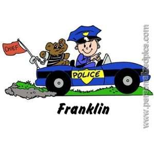  Personalized Name Print   Future Police Chief   Male or 